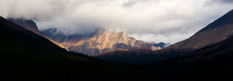 Rocky Moutains At Sunrise